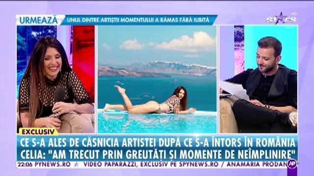 Celia, confesiuni neașteptate: Când l-am pierdut pe tata a fost șocul vieții mele