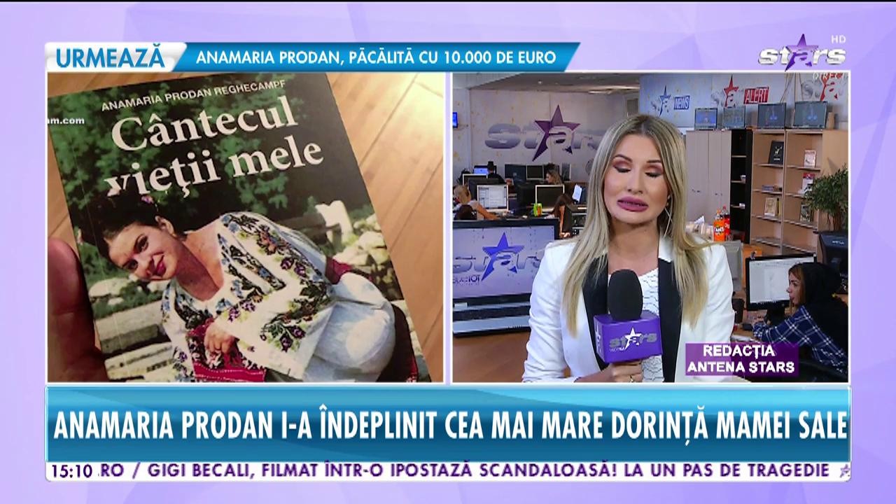 Anamaria Prodan i-a &icirc;ndeplinit cea mai mare dorinţă mamei sale