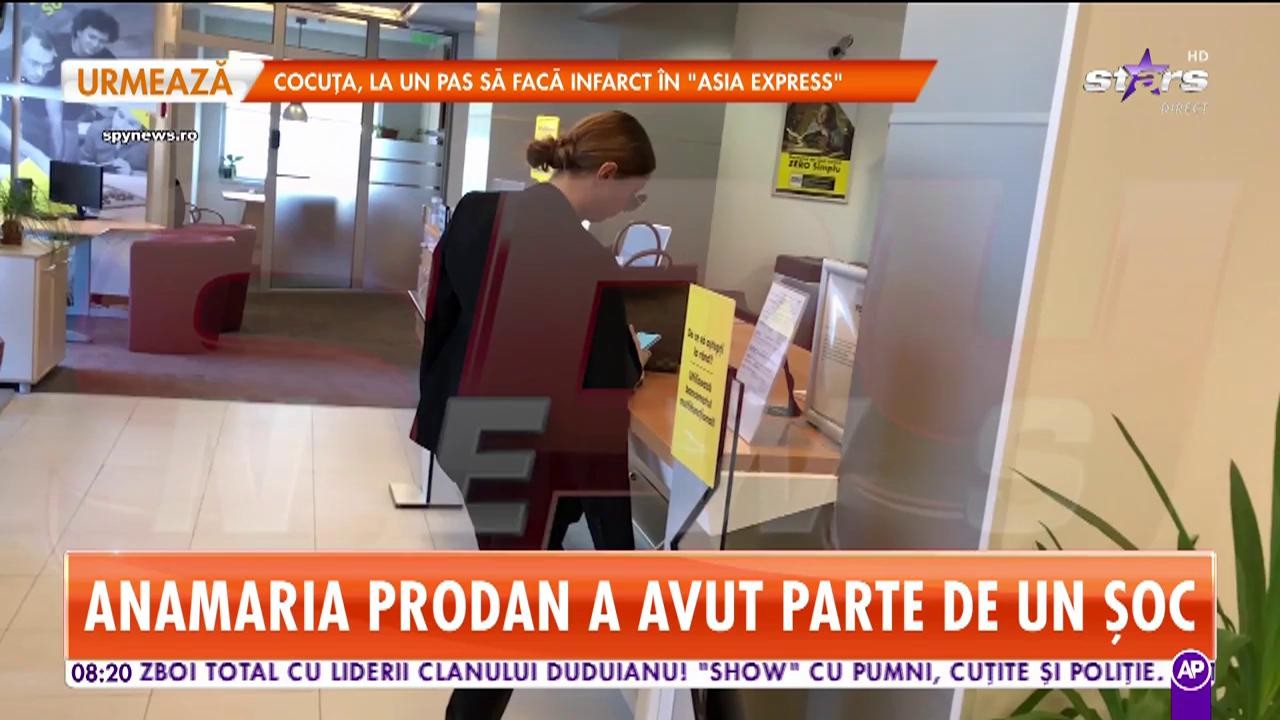 Anamaria Prodan a avut parte de un şoc! A fost "păcălită" cu zece mii de euro!
