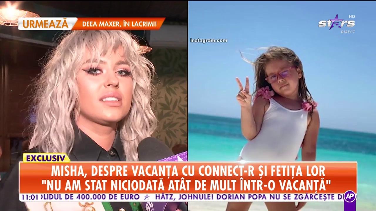 Misha, despre vacanţa cu Connect-R şi fetiţa lor! "Am &icirc;ncercat să &icirc;i oferim Mayei c&acirc;t mai mult din timpul nostru"
