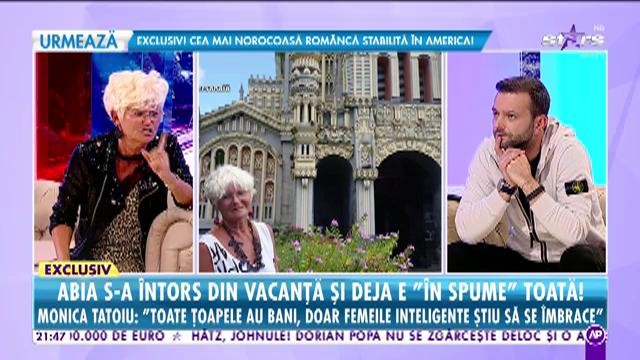 Monica Tatoiu, prima apariţie după vacanţa plină de peripeţii:  Am furat piersici din China