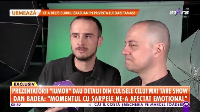Prezentatorii "iUmor" dau detalii din culisele celui mai tare show! Dan Badea: "Pentru mine este prima experienţă &icirc;n ipostaza asta şi este total diferit"