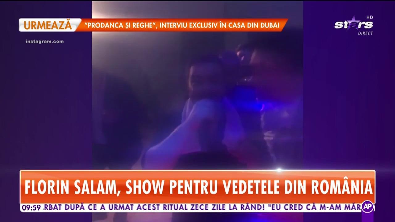 Florin Salam, show pentru vedetele din Rom&acirc;nia