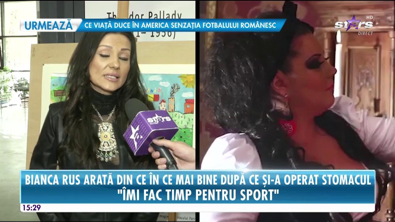 Bianca Rus arată din ce &icirc;n ce mai bine, după ce şi-a operat stomacul: &Icirc;ncerc să mă mențin, măn&acirc;nc puțin și sănătos