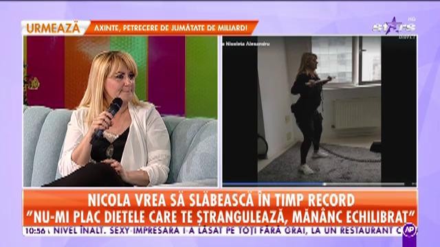 Nicola vrea să slăbească &icirc;n timp record. Dieta minune la care a apelat artista