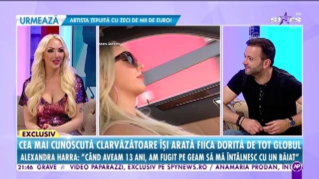 Cea mai cunoscută clarvăzătoare s-a &icirc;ntors cu fiica ei, &icirc;n Rom&acirc;nia! Alexandra Harra face mărturisiri de senzaţie: "La 13 ani, am sărit pe geam să mă &icirc;nt&acirc;lnesc cu un băiat"