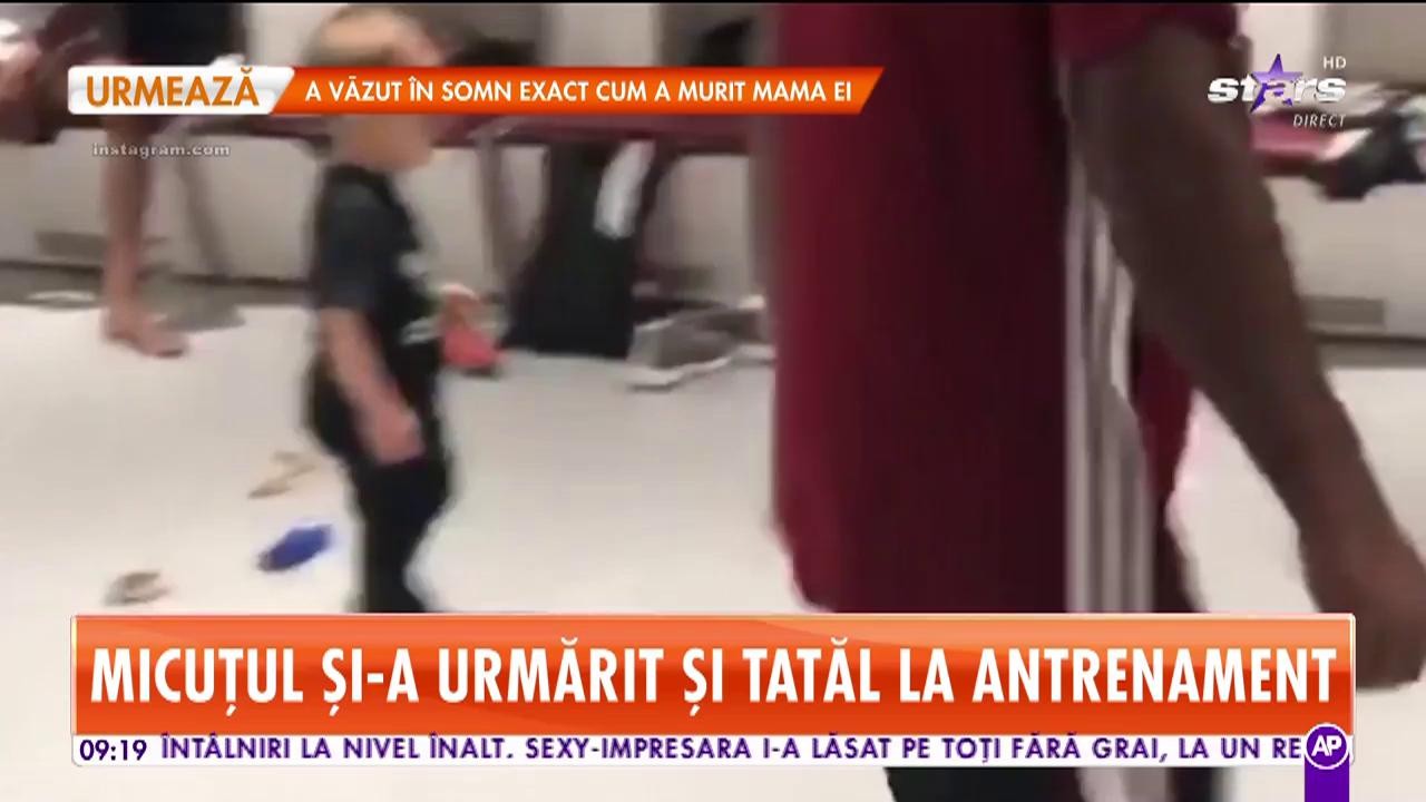 Fiul lui Adrian Mutu, pe urmele tatălui. Briliantul l-a dus pe Tiago &icirc;n vestiarul echipei pe care o antrenează