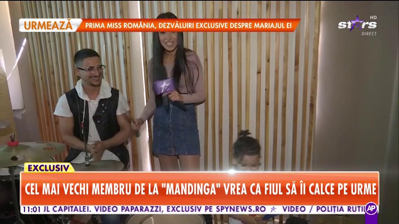 &Icirc;n studio cu Ciupi de la Mandinga și fiul său: I-am luat tobe de la doi ani