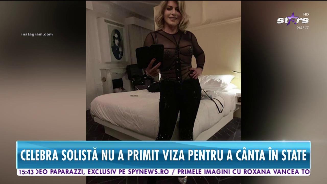 Loredana Groza, interzisă &icirc;n America! Celebra solistă nu a primit viza pentru a c&acirc;nta &icirc;n Statele Unite