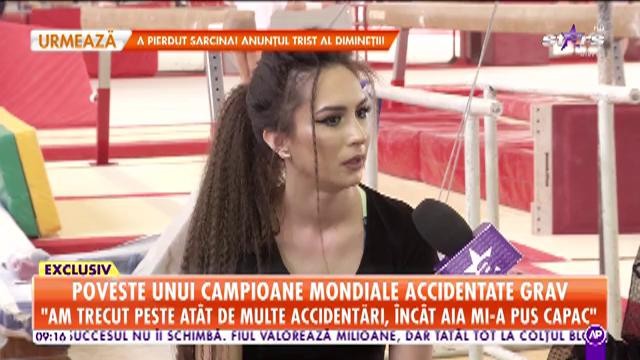 Povestea unei campioane mondiale accidentate grav: Mama &icirc;mi spunea că semăn cu Nadia Comăneci