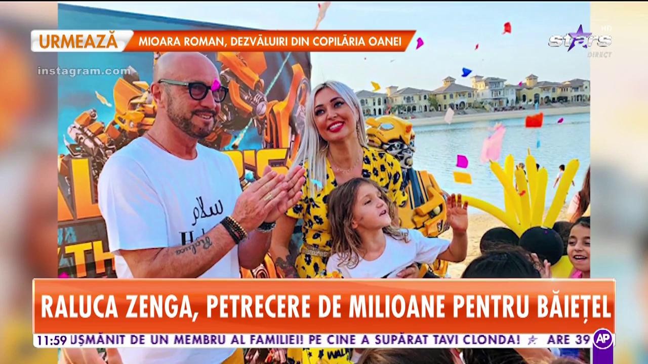 Raluca Zenga, petrecere de zile mari &icirc;n cinstea băieţelului ei!