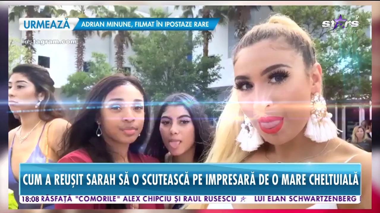 Imagini de la petrecerea de absolvire a fiicei Anamariei Prodan. Sarah a atras toate privirile