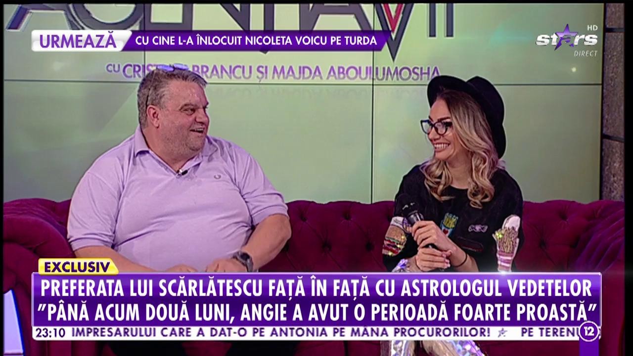 Preferata lui Scărlătescu de la Chefi la cuţite, faţă &icirc;n faţă cu astrologul care i-a prevestit cumpăna Marinelei Chelaru