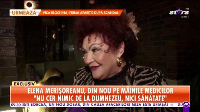Elena Merișoreanu, din nou pe m&acirc;inile medicilor: Mi-am rupt ligamentele și prima operație nu a fost reușită