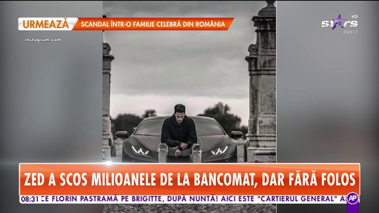 Zed, milionarul care face ravagii cu mașinile lui prin Capitală