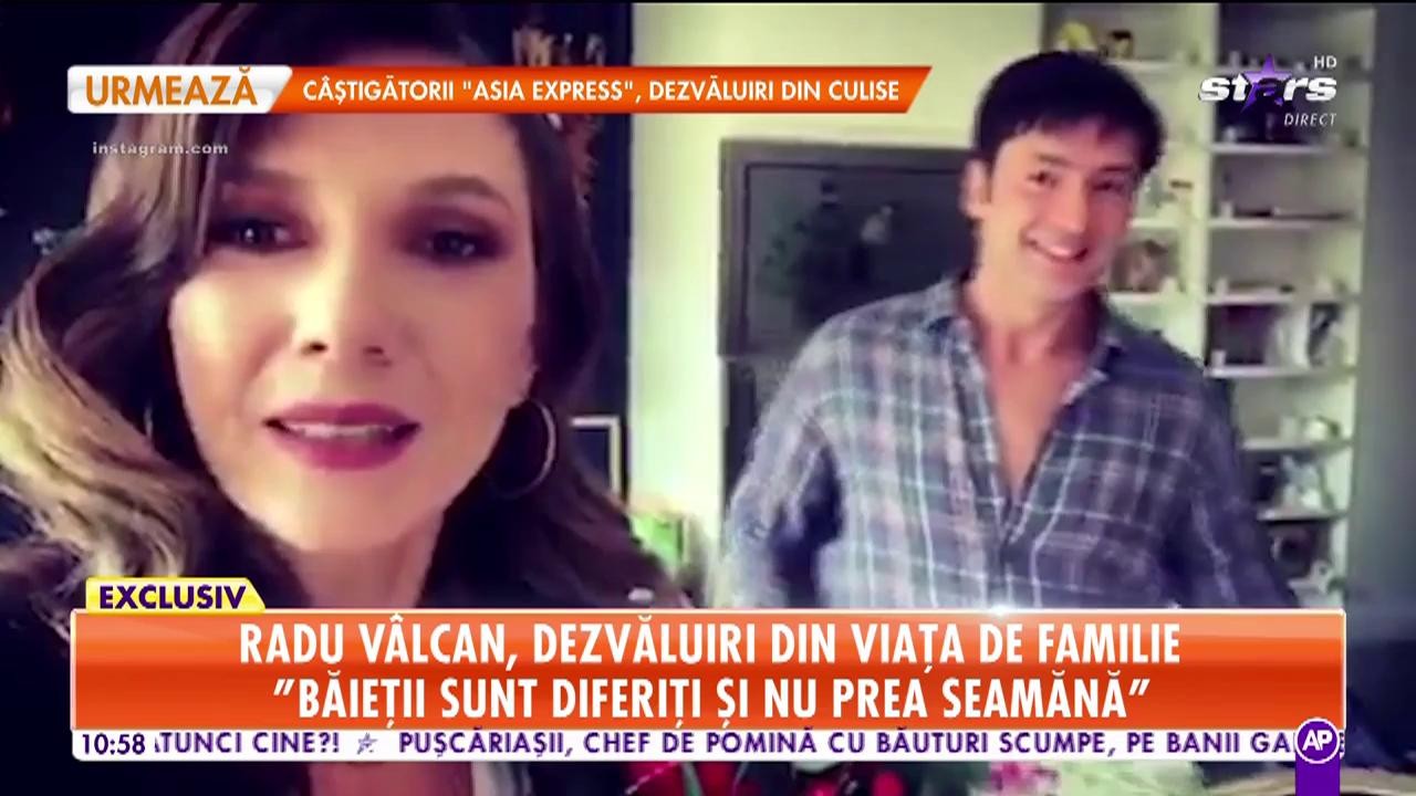 Radu V&acirc;lcan, dezvăluiri din viața de familie: Nu mi-a fost ușor să stau departe de ei