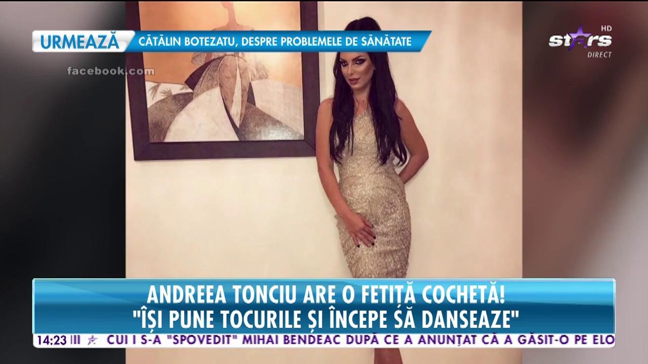 Andreea Tonciu are o fetiţă cochetă! La trei ani, Rebecca poartă pantofi cu tocuri