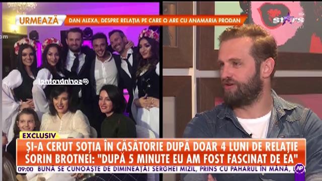 Sorin Brotnei, interviu de senzație! Și cerut soția &icirc;n căsătorie după doar patru luni de relație