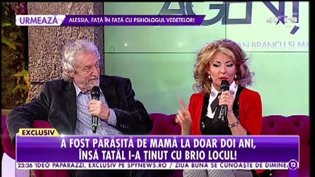 Alexandra şi Ştefan Velniciuc, apariţie rară la TV! Totul despre relaţia tată-fiică!