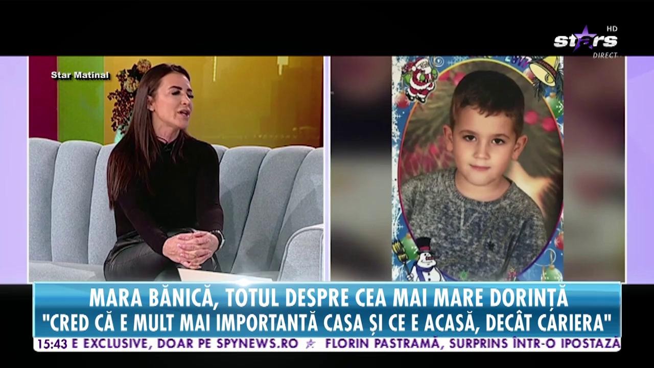 Mara Bănică &icirc;și dorește un frate sau o soră pentru fiul său