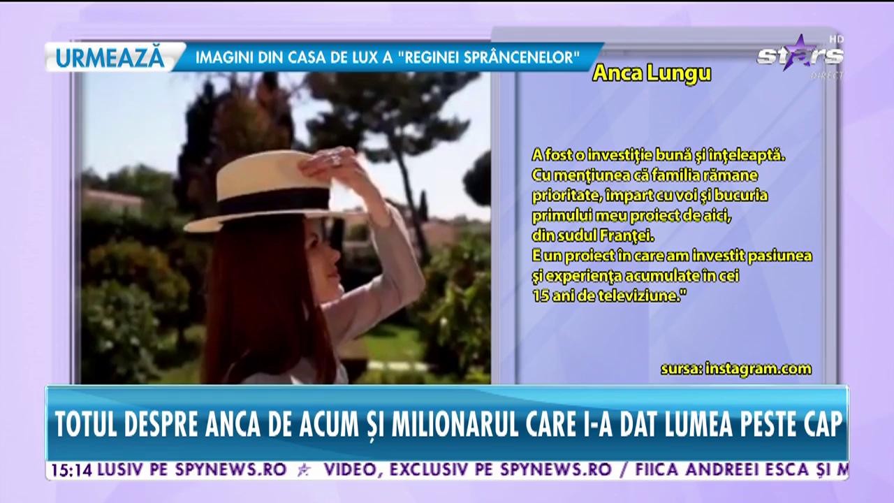 Anca Lungu a lăsat ştirile şi s-a mutat &icirc;n Franţa. Totul pentru dragoste şi din dragoste