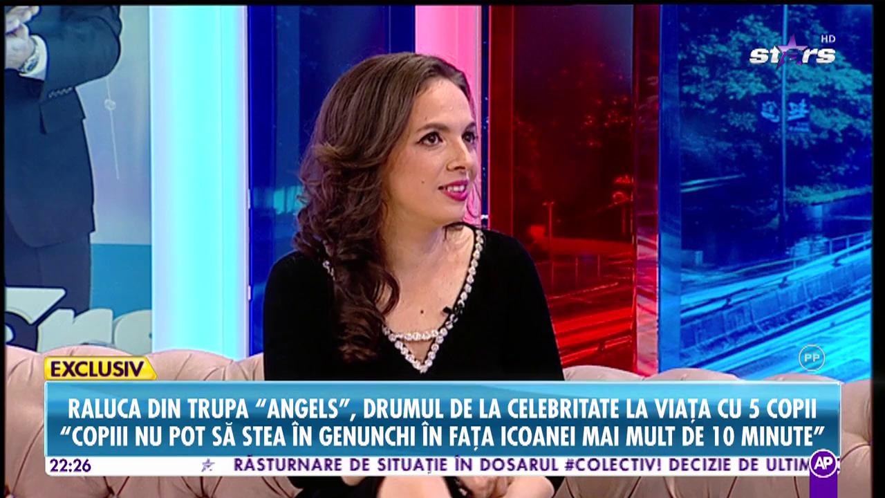Raluca din trupa "Angels", drumul de la celebritate la viaţa cu cinci copii