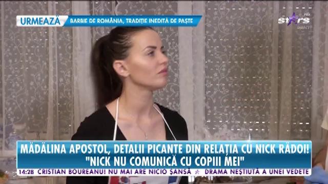 Mădălina Apostol, detalii picante din relaţia cu Nick Rădoi!