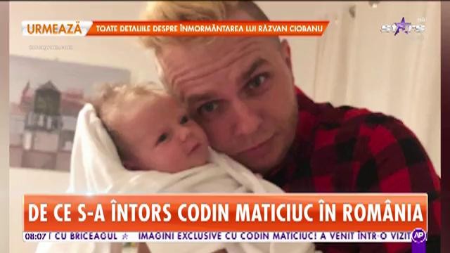 De ce s-a &icirc;ntors Codin Maticiuc &icirc;n Rom&acirc;nia