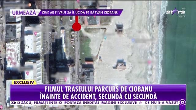 Filmul traseului parcurs de Răzvan Ciobanu &icirc;niante de accident, secundă cu secundă