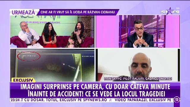 Imagini surprinse pe cameră, cu doar c&acirc;teva minute &icirc;nainte de accident &icirc;n care a murit Răzvan Ciobanu. Ce se vede la locul tragediei