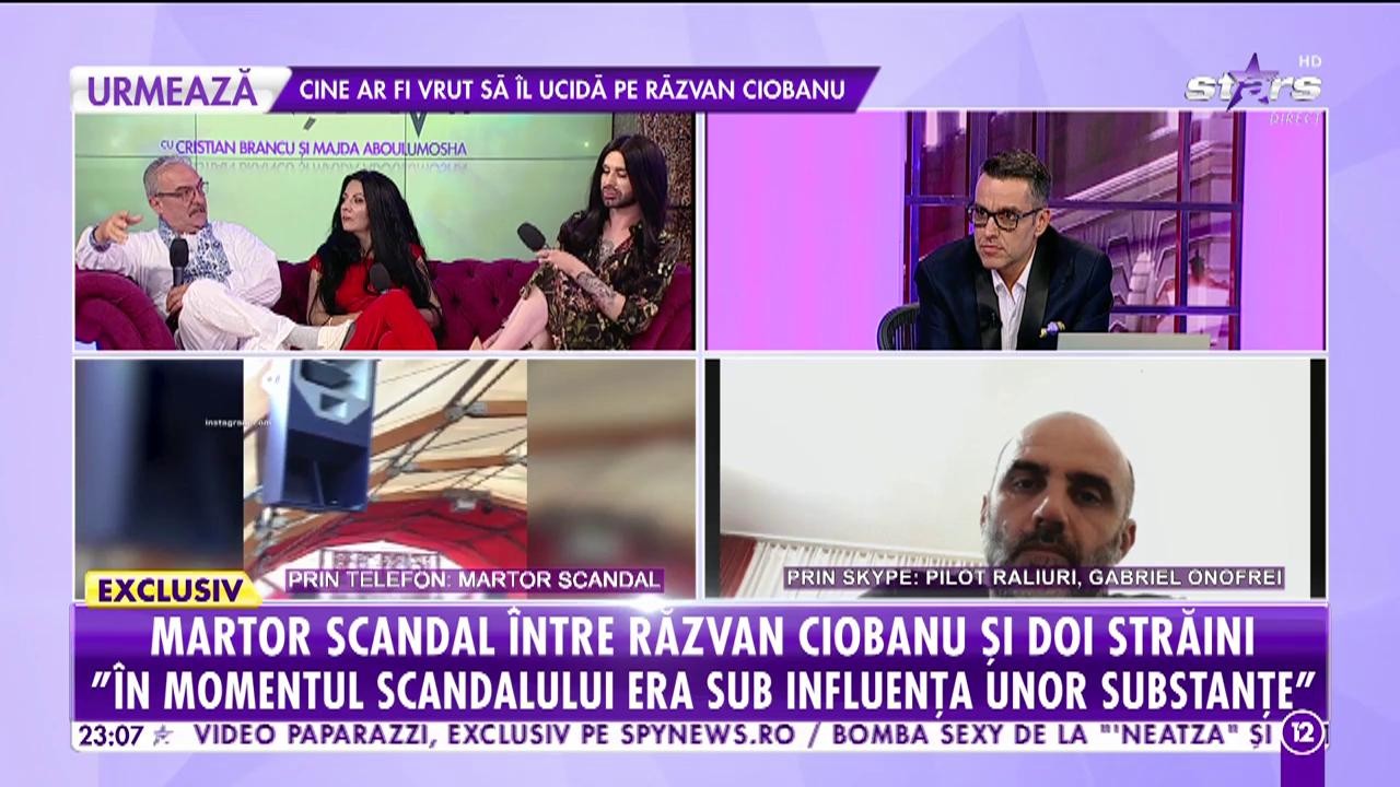 Martor la scandalul dintre Răzvan Ciobanu și doi străini: &Icirc;n momentul scandalului era sub influența unor substanțe. Răzvan era agresiv