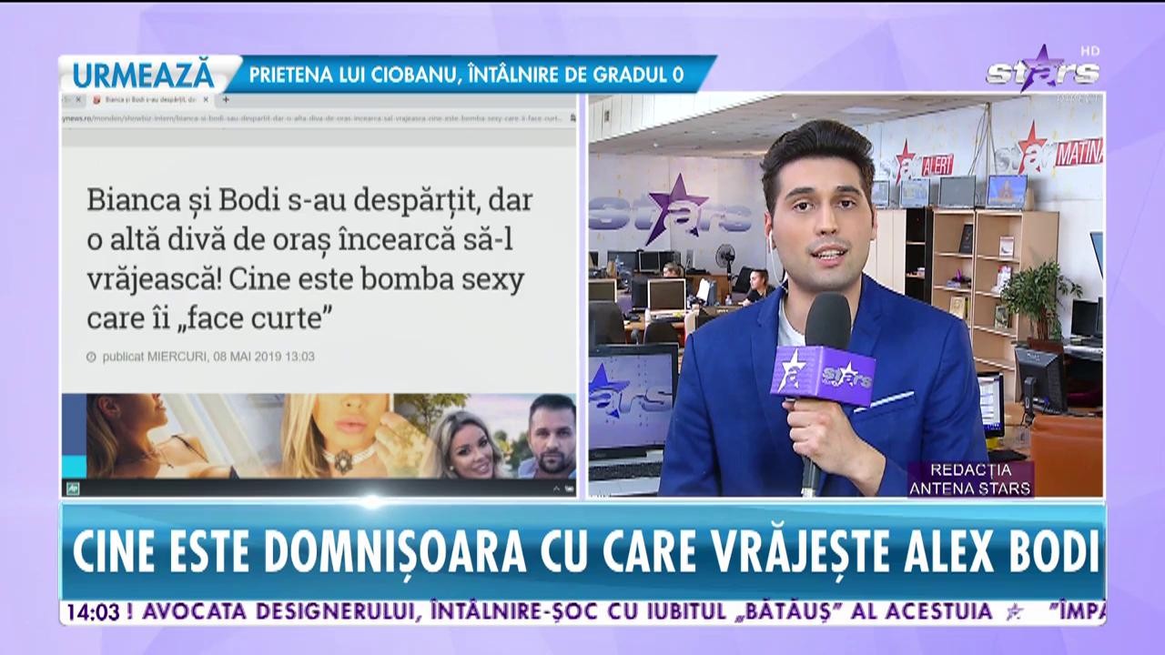 Cine este domnișoara pe care o vrăjește Alex Bodi