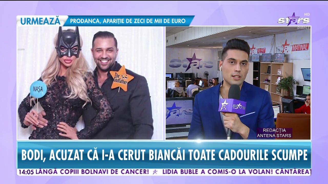 Alex Bodi, acuzat că i-a cerut Biancăi Drăguşanu toate cadourile scumpe