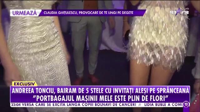 Andreea Tonciu, bairam de 5 stele cu invitaţi aleşi pe spr&acirc;nceană, de ziua ei de naştere!