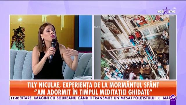 Tily Niculae, experienta de la morm&acirc;ntul sf&acirc;nt: Este un moment &icirc;n viață c&acirc;nd simți că trebuie să fii acolo