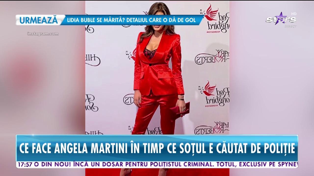 Ce face Angela Martini &icirc;n timp ce Dragoş Săvulescu este căutat de poliție