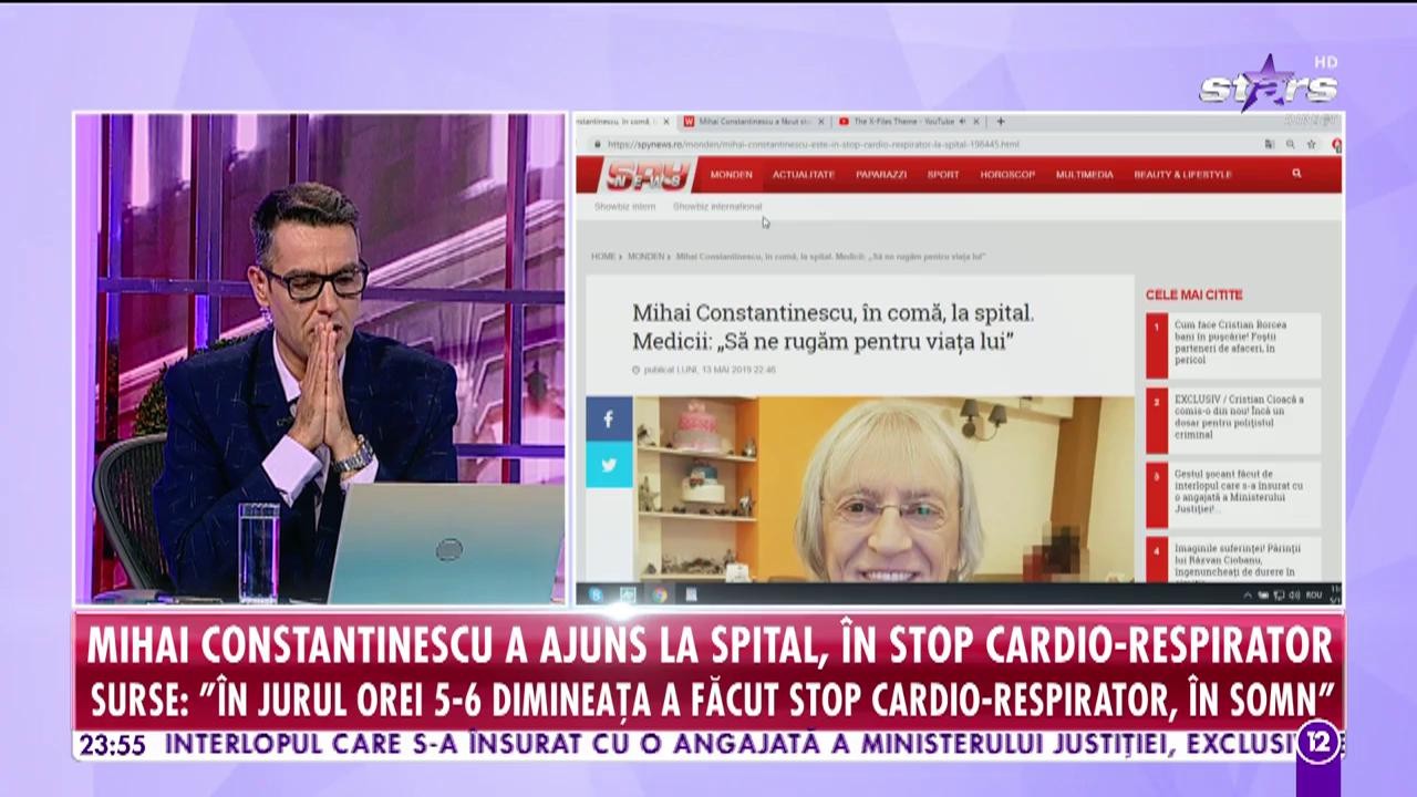 Mihai Constantinescu a ajuns la spital, &icirc;n stop cardio-respirator