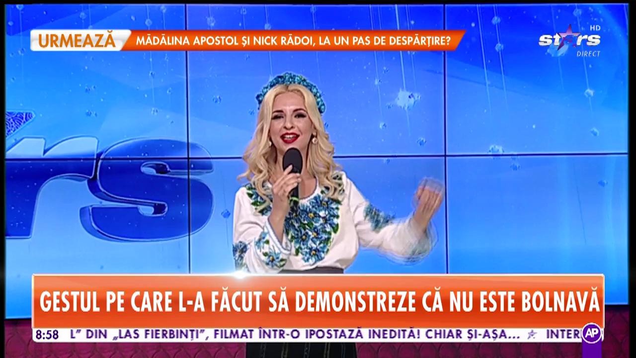 Mihaela Apostol c&acirc;ntă la Star Matinal
