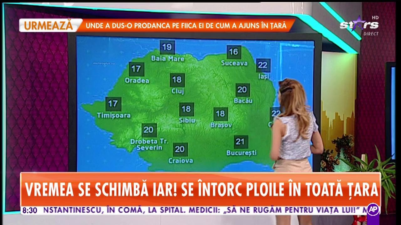 Vremea se schimbă iar! Se &icirc;ntorc ploile &icirc;n toată țara