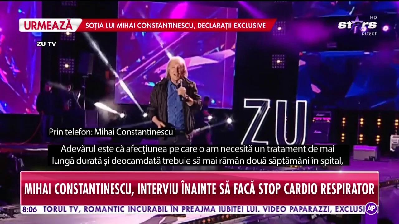 Mihai Constantinescu, interviu &icirc;nainte să facă stop cardio respirator: Abia aştept să merg şi să mă plimb prin ţară