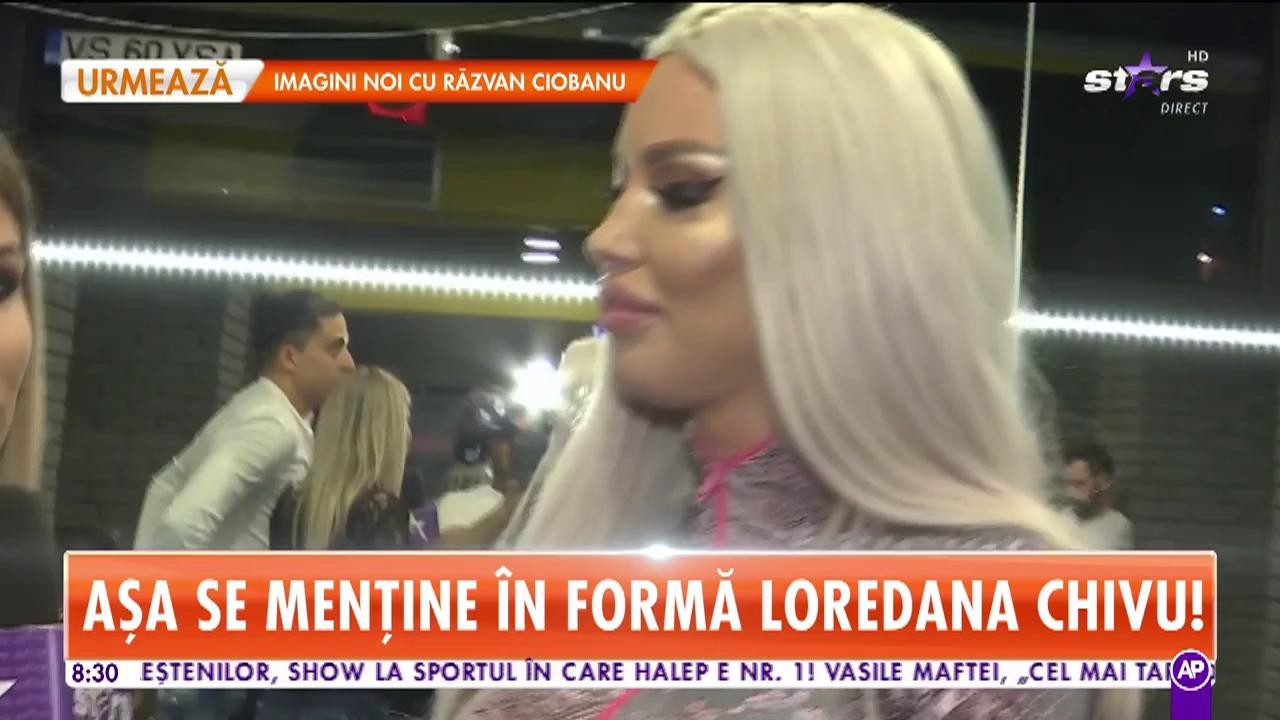 Nu aţi mai văzut-o niciodată &icirc;ntr-o asemenea ipostază! Loredana Chivu face sala pe tocuri!