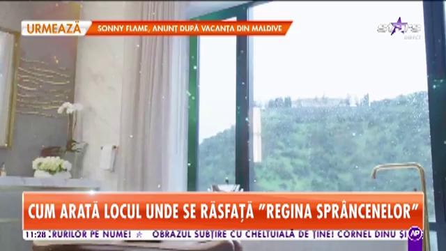 Cum arată locul unde se răsfață regina spr&acirc;ncenelor