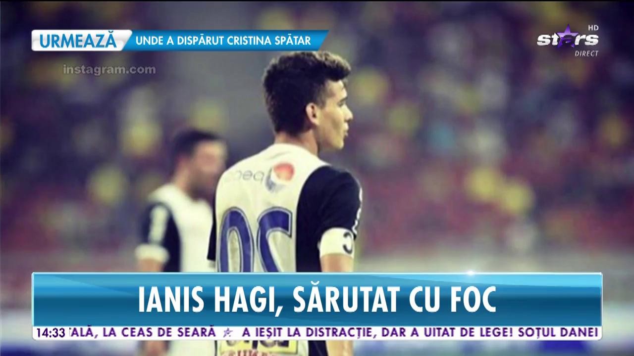 Ianis Hagi, sărutat cu foc de o fană