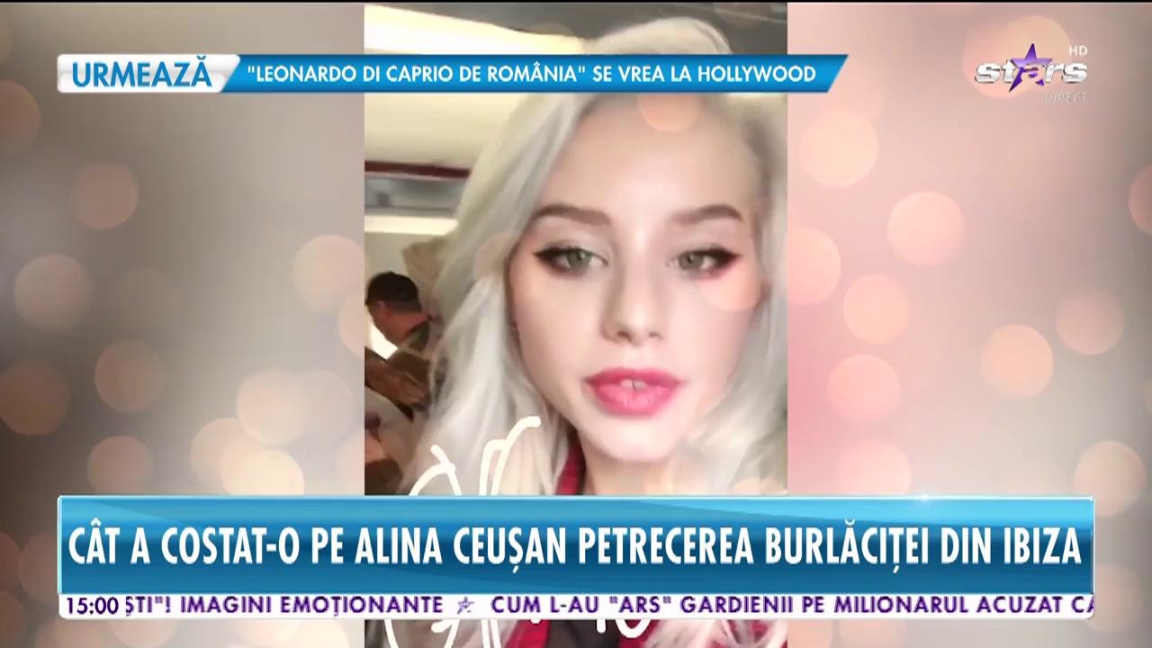 C&acirc;t a costat-o pe Alina Ceușan petrecerea burlăciței din Ibiza