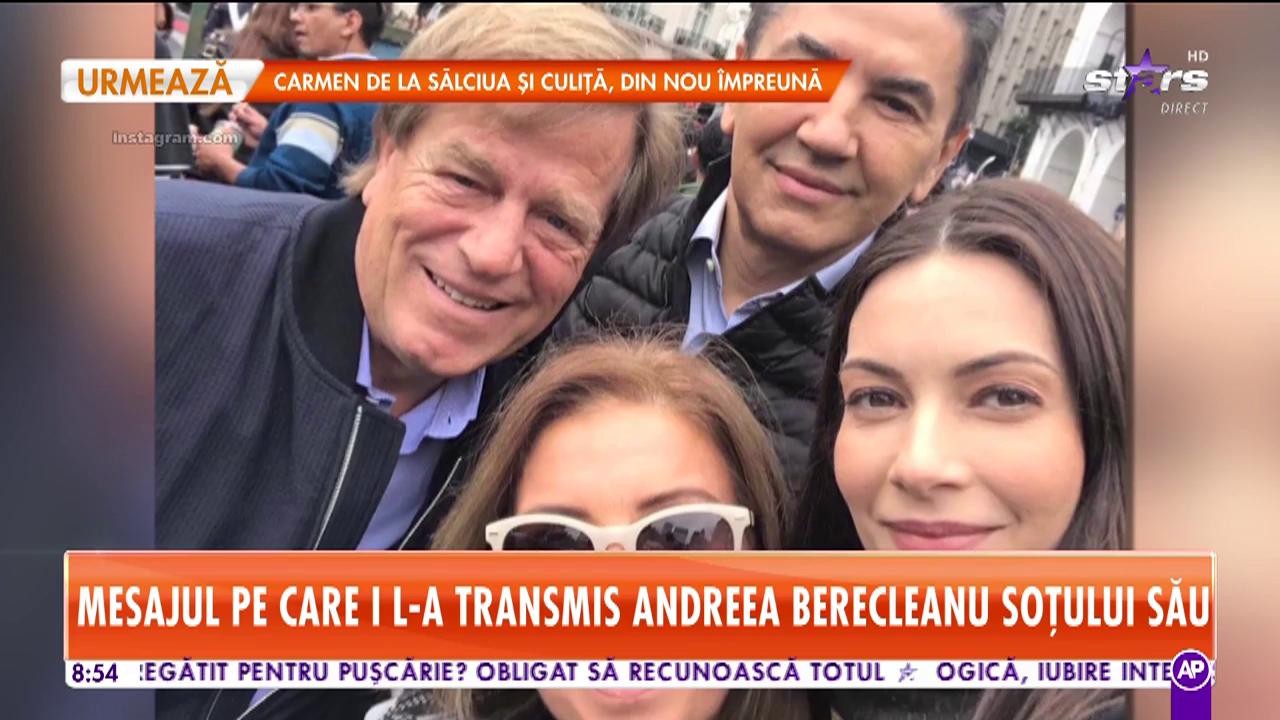 Andreea Berecleanu, &icirc;n vacanță de ziua soțului