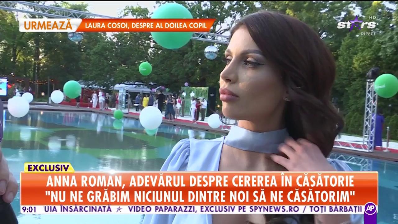 Anna Roman, adevărul despre cererea &icirc;n căsătorie: Sunt sigură că o să &icirc;mbrac din nou rochia de mireasă