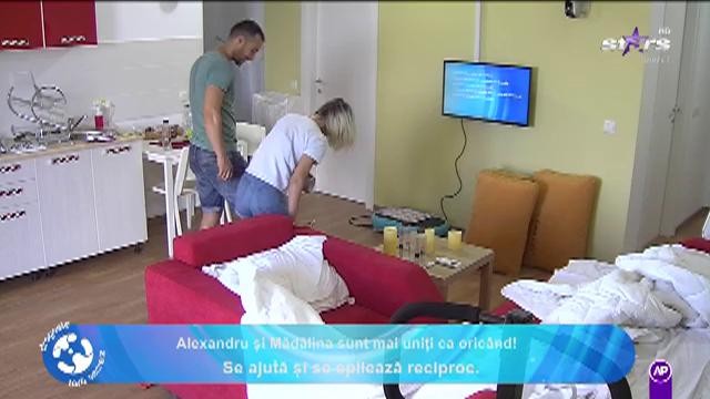 Sarcina zilei! Laurențiu și Oana trebuie să stea legați unul de celălalt toată ziua