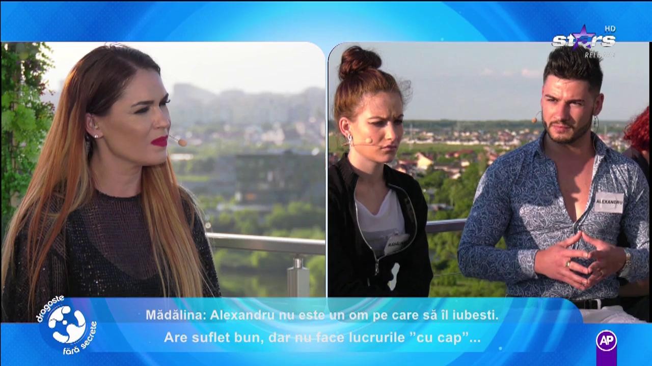 Mădălina de la Dragoste fără Secrete, despre relația cu Alexandru: Nu pot să stau l&acirc;ngă el!
