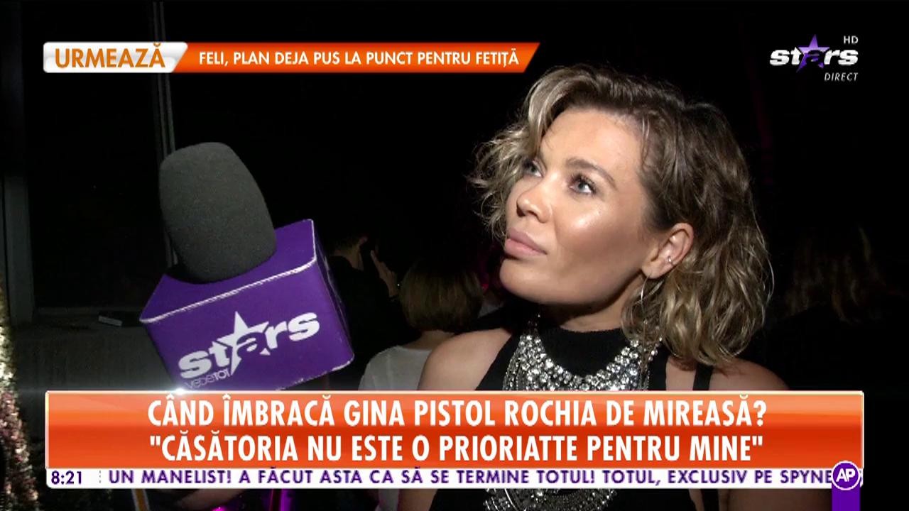 Gina Pistol, interviu de senzaţie! A &icirc;nceput pregătirile pentru nuntă?