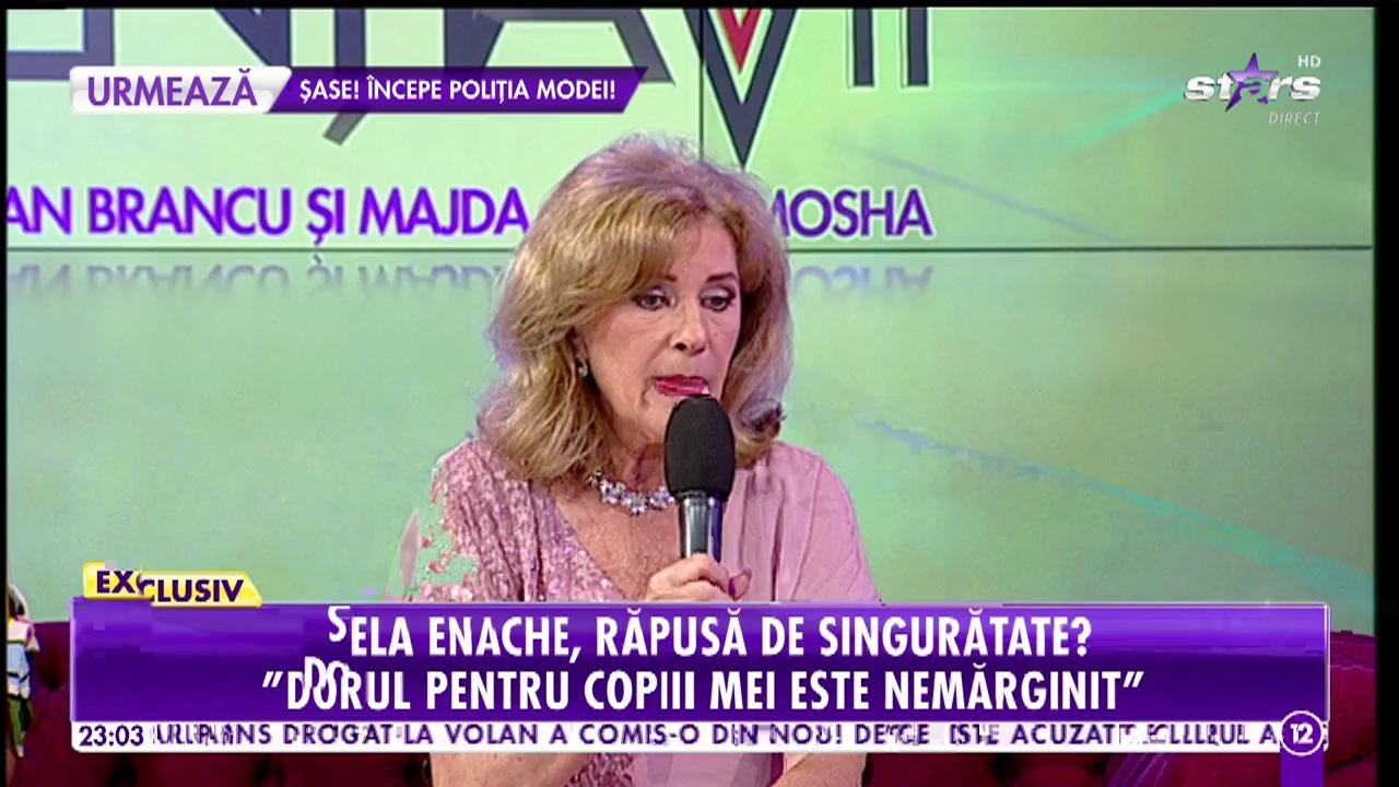 Stela Enache, răpusă de singurătate: Dorul pentru copiii mei este nemărginit